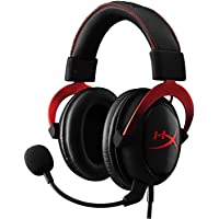 HyperX KHX-HSCP-RD Cloud II - Cascos de Gaming para PC-PS4-Mac- Negro-Rojo